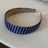 Diadema de Satén de Lunares Retro Francesa Diseño de Nicho Versátil para Viajar al Trabajo Diaria Accesorios para el Cabello para Mujeres Nuevo