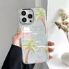 Adequado para iPhone 18 Pro Max, Capa de Celular Cão Pote de Mel Coqueiro, Capa Macia Apple 16, Design Criativo e Personalizado da 15ª Geração