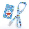 Porta-Cartão Cartoon de Estudante com Corda Longa para Pendurar no Pescoço Cartão de Campus Cartão de Refeição Fofo Infantil Cartão de Ônibus Cartão de Trabalho Porta-Cartão de Entrega Infantil