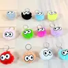 Lindo Popular Bolita de Carbón Llavero Muñeco Figura Niña Bolsa de Bromas Accesorios de Pareja Regalo Venta al por Mayor
