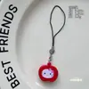 Colgante Original de Manzana 3D de Dibujos Animados Dopamina Lindo Pequeño Colgante Femenino para Bolsos y Correas de Teléfono