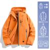 Chaqueta 3 en 1 para Mujer Pequeña Woodpecker 2025 Nuevo Abrigo Corto Impermeable Cortavientos de Primavera y Otoño