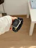 Correa de Reloj Tejida Fina con Estrella y Cierre Magnético Compatible con Apple Watch iwatch Series 1/2/11/10 Ultra/SE9/8