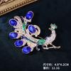 Broche Nuevo Fénix Pavo real Búho Pájaro Pájaro carpintero Golondrina Alto Sentido Nicho Corsage Pin para Mujer