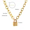 Colar Pingente Oval Personalizado da Moda Europeu e Americano Colar Estrela da Sorte Sol Lua Joias Colar de Aço Inoxidável para Mulheres