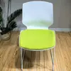 Sillas para Conferencias de Capacitación, Sillas de Oficina Simples Apilables, Sillas de Negociación con Respaldo, Sillas de Plástico para Ocio, Sillas de Oficina Simples