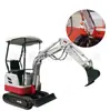 Mini Escavadeira de Construção com Esteiras, Escavadeira Hidráulica para Valas em Fazendas, Mini Escavadeira para Manutenção de Estradas