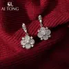 Pendientes Aitong Jewelry de Trébol de Cuatro Hojas con Diseño Personalizado, Pendientes Elegantes y Versátiles de Alta Gama, Lujo Accesible, Pendientes Hermosos y Cálidos