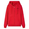Sudadera para Primavera y Otoño, Corte Holgado, Estilo Deportivo, con Bolsillos, Forro Polar, Chaqueta con Cremallera, Sudadera con Capucha de Color Sólido para Hombre, Ropa para Hombre de Tallas Grandes