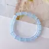 Pulseira de Mão com Contas de Jade Hetian Sintético Pulseira de Bambu Joias Simples Pequenas Frescas Joias de Mão para Mulheres Presente Produtos de Bem-Estar ao Vivo
