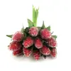 Morangos com Geada Simulada, Decorações de Natal, Caixa de Presente com Flores Eternas, Materiais para Fazer Guirlanda para Pendurar no Carro