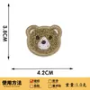 Toalha de Urso Fofo de Desenho Animado Bordada Tecido Bordado Adesivos Patch de Urso Adesivos de Urso Bordados à Mão Parte Inferior Roupas Bolsa Adesivos Decorativos