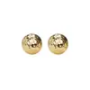 Pendientes Semicírculo Fruncidos con Textura de Aguja Plateada, Pendientes de Diseño Hielo Triturado Nicho Europeo y Americano, Pendientes de Estilo Minimalista de Moda para Mujer
