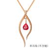 Nuevo colgante de gota de esmeralda natural para mujer, collar de clavícula con piedras preciosas de color oro de 18 quilates, venta al por mayor