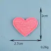 Parche Bordado de Estrella de Cinco Puntas y Corazón en Colores Macaron, Parche Autoadhesivo DIY, Pegatina de Tela para Ropa, Bolsos y Diarios, Lindo