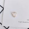Acessórios para joias DIY atacado cobre dourado borboleta de dupla suspensão inlay de folha pingente pequeno material para colar acessórios