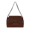 Bolsa Retro Popular Tendência Grande Capacidade Bolsa Tote de Ombro Feminina Nova Outono e Inverno 2025 Bolsa Simples com Alça de Corrente