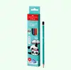 Lápices Faber-Castell para Estudiantes de Primaria 2B/Hb Examen Tareas Específicos para Respuestas Barril Triangular Lápices de Práctica de Escritura para Niños