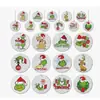 30 decoraciones navideñas, Decoraciones colgantes de Navidad del Grinch, Fiesta de Navidad con tema de elfo verde invernal