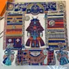 Regalo para Mamá y Personas Mayores Moda de Alta Gama Bufanda de Seda Versátil Cuadrada sin Tirantes Decorativa de Verano