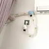 Decoração para Cobertura de Tubo de Ar Condicionado, Cobertura com Corda de Cânhamo e Fio Elétrico, Embelezamento de Tubo de Aquecimento, Cobertura de Tubo de Alumínio-Plástico