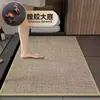 Esterilla de lino engrosada, antideslizante, resistente a la suciedad, alfombrilla de baño absorbente, felpudo para entrada y baño, felpudo resistente al desgaste