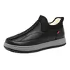 Nuevos Zapatos de Invierno para Hombre Casuales para Exteriores Cómodos Cálidos sin Cordones con Felpa Gruesa Zapatos de Papá Dropshipping