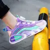 Zapatos para niños zapatos deportivos zapatos para correr zapatos de botón niños y niñas niños medianos y grandes primavera verano otoño estilo lindo casual para caminar ligeros