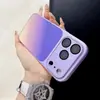 Funda para Teléfono Móvil con Textura de Piel Mate, Cubierta Protectora de Película para Lente de Cobertura Total para Apple 17Promax