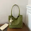 Bolso tote de lunares de estilo coreano para mujer 2026, nuevo bolso de hombro para mujer, bolso de axila, bolsa de gran capacidad