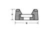 Soporte Reyetec Montado con Tornillo 151-30607 Ctm3-Pa66-Wh Ctm3-Pa66-Wh