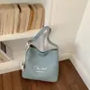 Bolsa de lona casual de grande capacidade para mulheres, nova bolsa de ombro leve e simples para o dia a dia 2026, bolsa transversal, bolsa tote, bolsa de balde