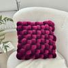 Cojín Nudo Nórdico, Almohada Cuadrada de Felpa Tejida a Mano, Cojín para Uso en Casa, Cojín para Sofá, Cojín Decorativo para Mirador