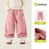 Coleção de Calças para MeninasDudu Home Moda Infantil Calças Casuais Estilosas para Meninas Calças de Outono para Bebês Roupas de Outono para Crianças
