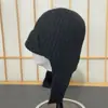 Gorro de Lana Retro Otoño/Invierno con Protección Extendida para las Orejas para Mujer, para Ciclismo, Equitación, con Cordones, Protección contra el Frío, Calidez, Adelgazante del Rostro, Gorro de Punto, Moderno