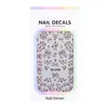 Pegatinas para Uñas Estampado de Leopardo Lazo en Relieve Tridimensional Lazo de Leopardo Maillard Pegatinas para Uñas Accesorios para Uñas