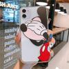 Funda de Mickey Minnie para iPhone 11, funda blanda para Apple 12, funda protectora todo incluido para 13 Pro, funda transparente para XR