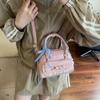 Bolso de Mano de Lazo Nicho de Moda para Mujer 2025 Nuevo Bolso Bandolera Versátil y Elegante Moda Casual Bolso Bandolera