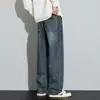 Ropa Popular para Hombre / Otoño 2026 Nuevo Estilo Americano Holgado Recto Streetwear Pierna Ancha Versátil Retro Jeans Pantalones Largos