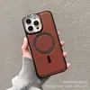 Adecuado para Funda de Teléfono Móvil Iphone17Promax, Apple 16Pro Textura de Cuero Lateral Anti-Caídas Cubierta Protectora Magnética Negocio