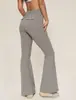 Pantalones de Yoga Europeos y Americanos Transfronterizos de Amazon para Mujer de Cintura Alta Pierna Ancha Pierna Estrecha Largos Deportivos Micro Campana Pantalones de Pierna Ancha