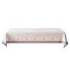 Mantel de dibujos animados con caída de dopamina, lavable, impermeable, a prueba de aceite, resistente al calor, mantel de lino sintético, cubierta protectora para superficie de mesa de centro