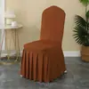 Funda Gruesa Nueva para Silla de Hotel Silla de Comedor para el Hogar Silla Curva Funda para Asiento Funda Universal para Taburete