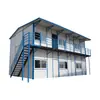 Casa prefabricada de panel sándwich de acero de nuevo color, dormitorio temporal desmontable para sitios de construcción, cuarto de herramientas exterior