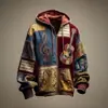 Sudadera con capucha para hombre de otoño e invierno, nueva, de moda, estampada, cárdigan casual deportivo, de TEMU, transfronteriza