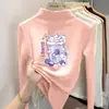 Top cálido y grueso de otoño e invierno para niñas, nuevo estilo 2026, cómoda camiseta básica de corte holgado, camiseta de manga larga de forro polar alemán para niños mayores