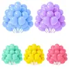 Juego de Globos de Color Puro de 12 pulgadas Transfronterizo Amazon 30 Piezas Decoración de Cumpleaños Boda Diseño de Escena de Apertura Globos