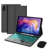 Funda Protectora para Tableta Xiaomi Redmi Pad 2 SE11 Teclado Bluetooth Retroiluminado Táctil Funda de Cuero de 9.7 Pulgadas