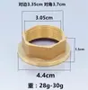 Accesorios para fontanería accesorios para grifo monomando de agua fría y caliente base fija de cobre tuerca de tornillo de pata alta de cobre