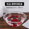 Lavabo de Salón de Belleza Plástico Transparente Acrílico Lavabo Pequeño Lavabo de Limpieza Suministros Herramientas para Salón de Belleza Venta al por Mayor